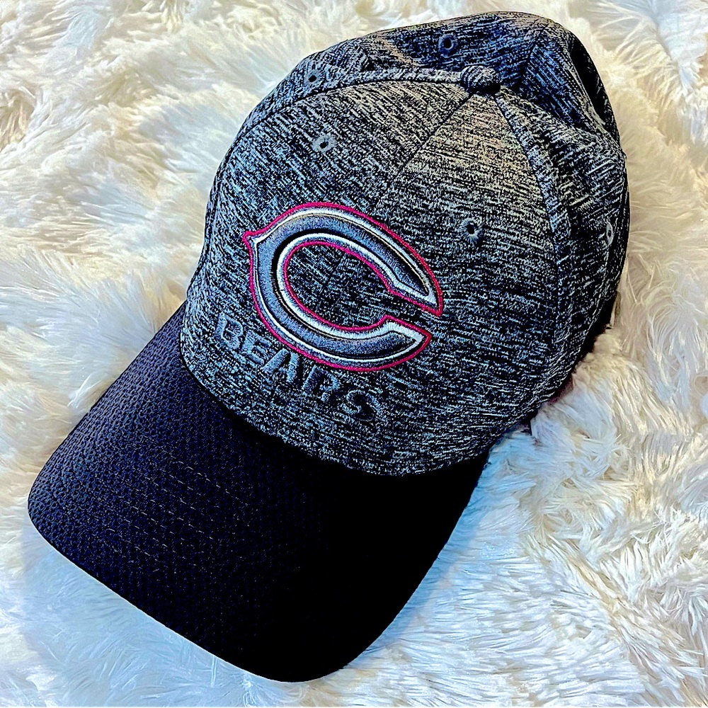 NFL Chicago Bears Football Team Cap 🏈New Era Pink Breast Cancer Ribbon Edition